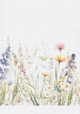 Wild Meadow Print Linen 32 Ct. Belfast         