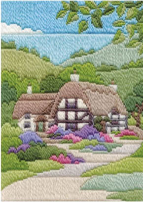 Summer Cottage Long Stitch Seasons Kit