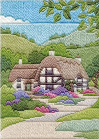 Summer Cottage Long Stitch Seasons Kit