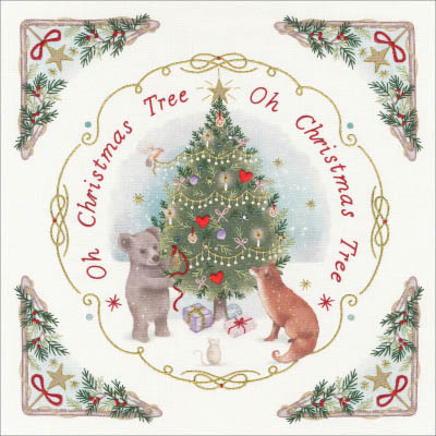 At Christmastime  Embroidery Kit