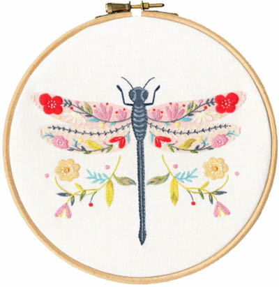 Dragonfly Embroidery Kit