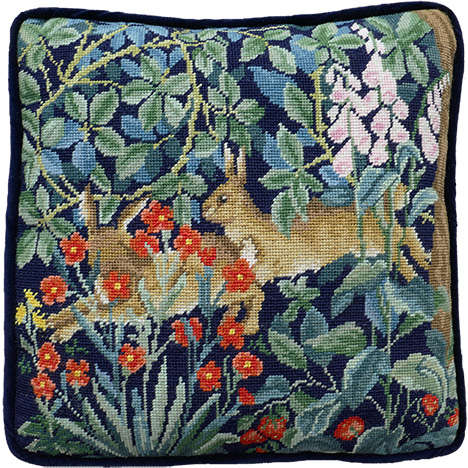 Greenery Hares Tapestry Kit