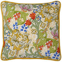 Golden Lily William Morris Tapestry Cushion  Kit