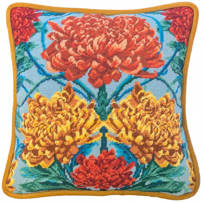 Caustic Chrysanthemum Forbidden Botanicals Tapestry Cushion Kit