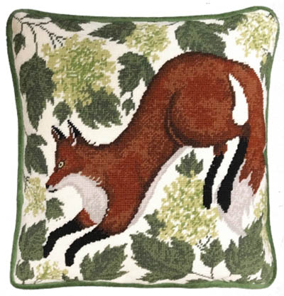 Spring Fox Tapestry Pillow  Kit