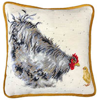 Mother Hen Tapestry Cushion