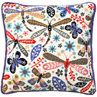  Dragonfly Tapestry Cushion  Kit