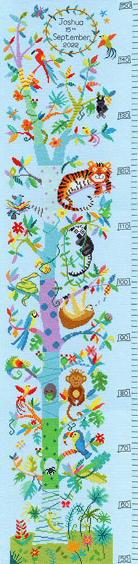 Tropical Height Chart Kit