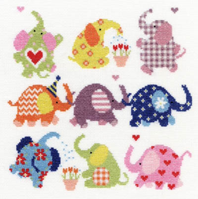 Slightly Dotty Elephants Kit