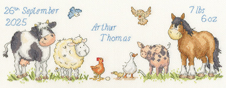 Farmyard Welcome Birth Announcement Kit