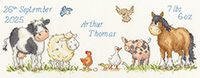 Farmyard Welcome Birth Announcement Kit