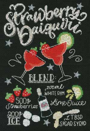 Strawberry Daiquiri Chalkboard Recipes Kit