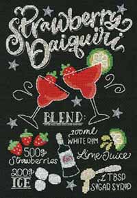 Strawberry Daiquiri Chalkboard Recipes Kit