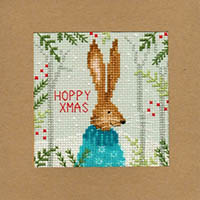 Xmas Hare Christmas Card Kit