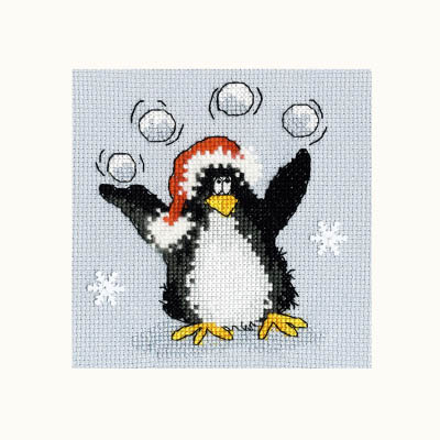 PPP Playing Snowballs by Margaret Sherry Christmas Card Kit