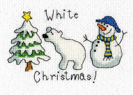 White Christmas - Christmas Card  Kit