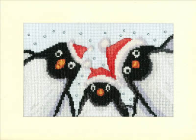 Penguin Selfie Christmas Card Kit