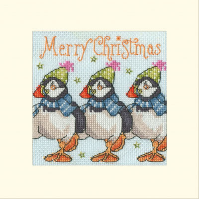 Hufifn Puffin Christmas Card Kit
