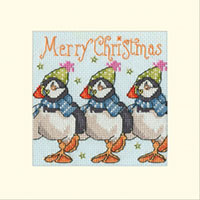 Hufifn Puffin Christmas Card Kit