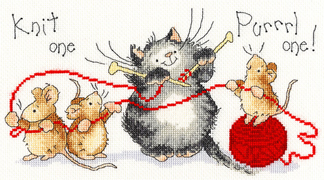 Knit One Purrl One Kit