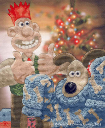 Happy Holidays Old Pooch Wallace & Gromit Kit