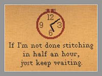 If I Am Not Done Stitching