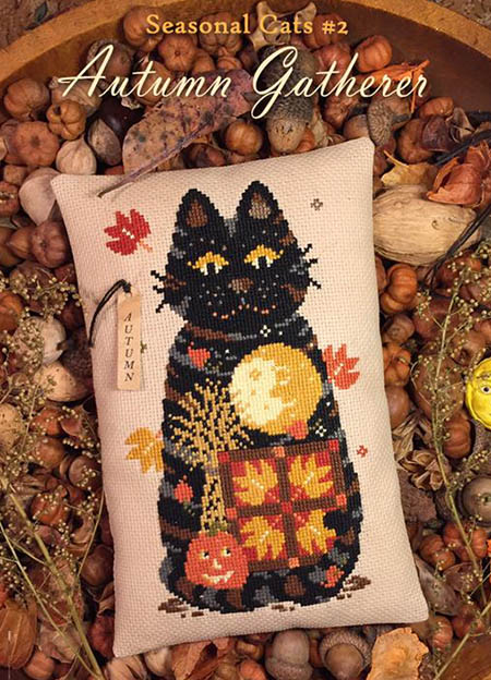 Seasonal Cats - Autumn Gatherer