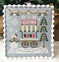 Snow Village #6 - Popsicle Cart
