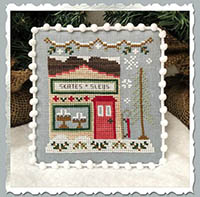 Snow Village #2 - Skate & Sled Shop