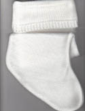 White Knit Stocking