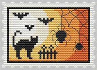 Yellow Halloween Stamp