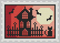 Red Halloween Stamp
