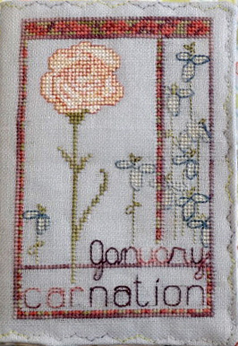 January Carnation - Ye Olde Cross Stitchery