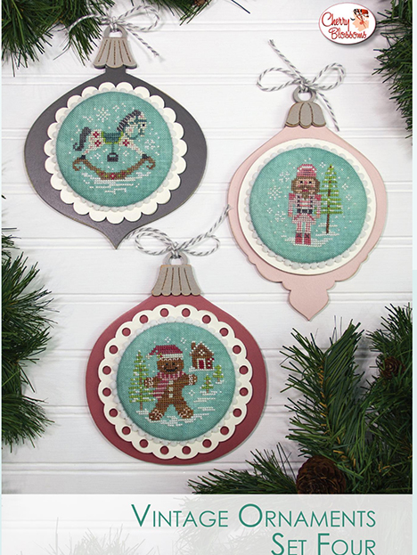 Vintage Ornaments Set Four