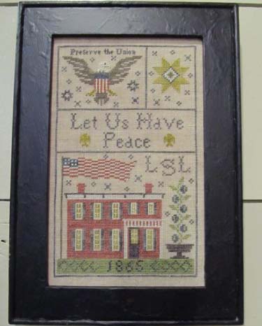 Grant House 1865 Sampler