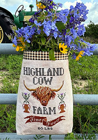 Highland Cow Feed Sack