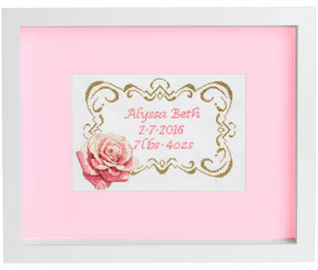 Rose Birth Announcement