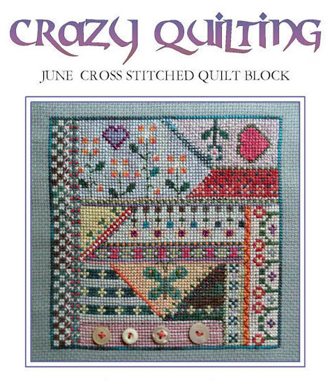 Crazy Quilting - June Block