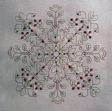 Blackwork & Beads #001