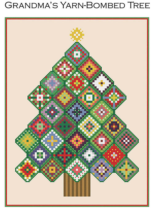 Grandma's Yarn-Bombed Tree