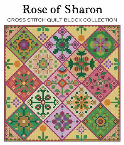 Quilt Block Collection - Rose of Sharon