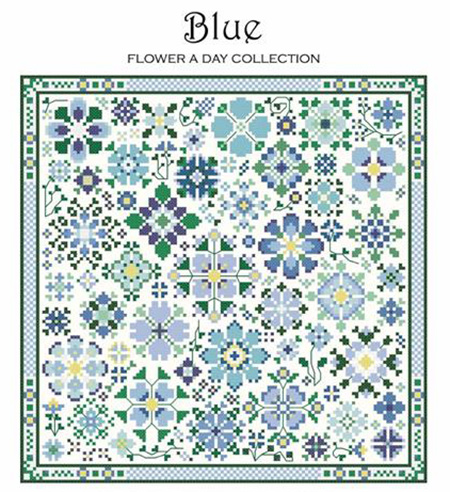 Flowers A Day - Blue
