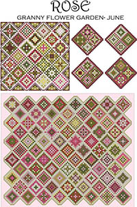 Granny's Flower Garden June - Rose