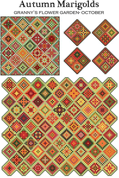 Grannys Flower Garden - Autumn Marigolds