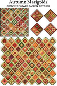 Grannys Flower Garden - Autumn Marigolds