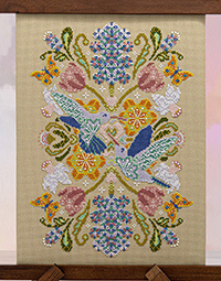 Spring Hummingbird Mandala