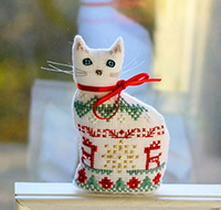 3D Winter Cat