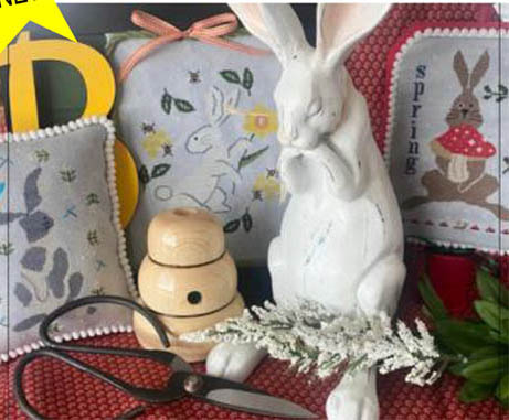 Spring Trio of Rabbits