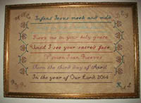 Infant Baby Jesus Sampler