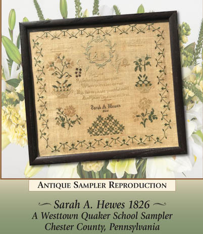 Sarah A. Hewes 1826 Sampler